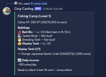 Fishing camp